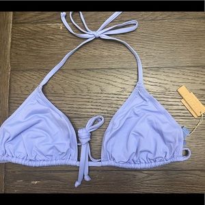 Skims Triangle Bikini Top Periwinkle 3X NWT
